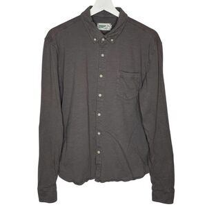 Wellen Shirt Men’s Small Gray Long Sleeve Button Down